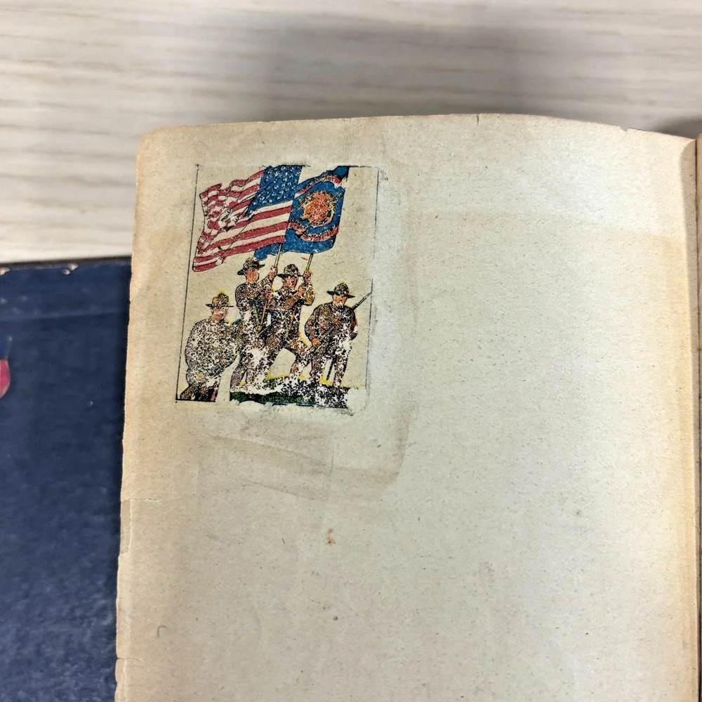 Antique Holy Bible KJV Pocket Edition Cloth Bound Detached Cover Religious